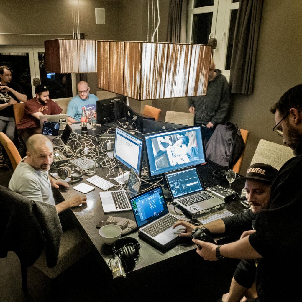 The BEATSURFING Team during a Dev Release Sprint