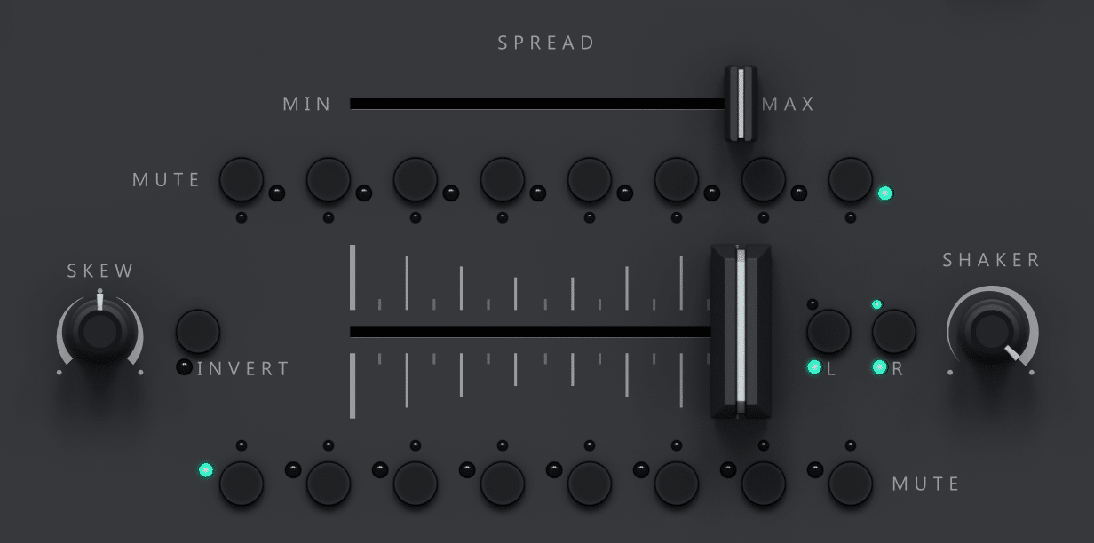 Focus on the beatfader from the beatfader audio plugin