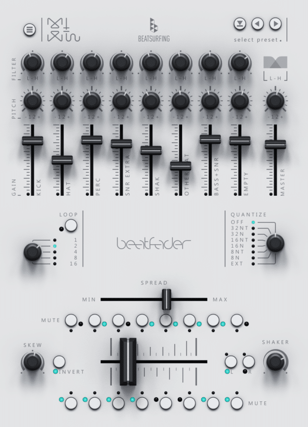 beatfader UI - Bright