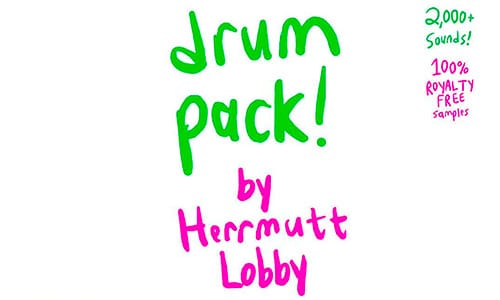 Drum Sample Pack by Herrmutt Lobby cover