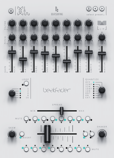 beatfader UI - Bright